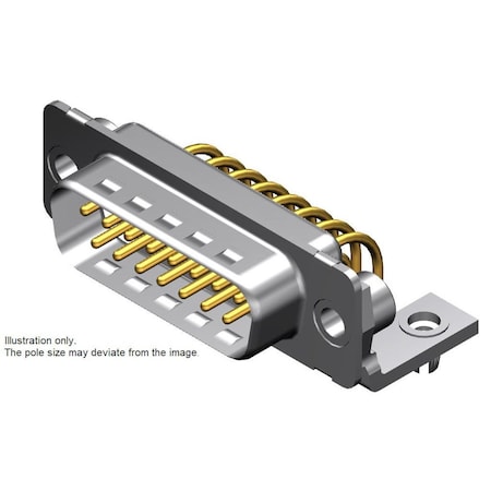 Molex Fct Dsub Ra Pc Plg 25 Pn W/Clinch 1731091905